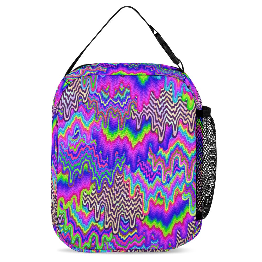 Psychedelic Backpack with Free Lunchbox and Travel Bag Included