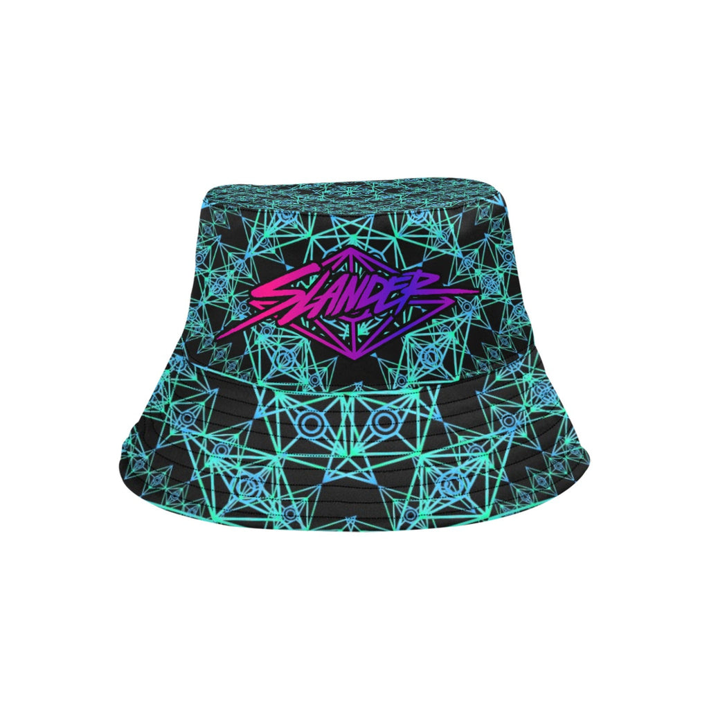 Slander All Over Kaleidoscopic Unisex Summer Bucket Hat