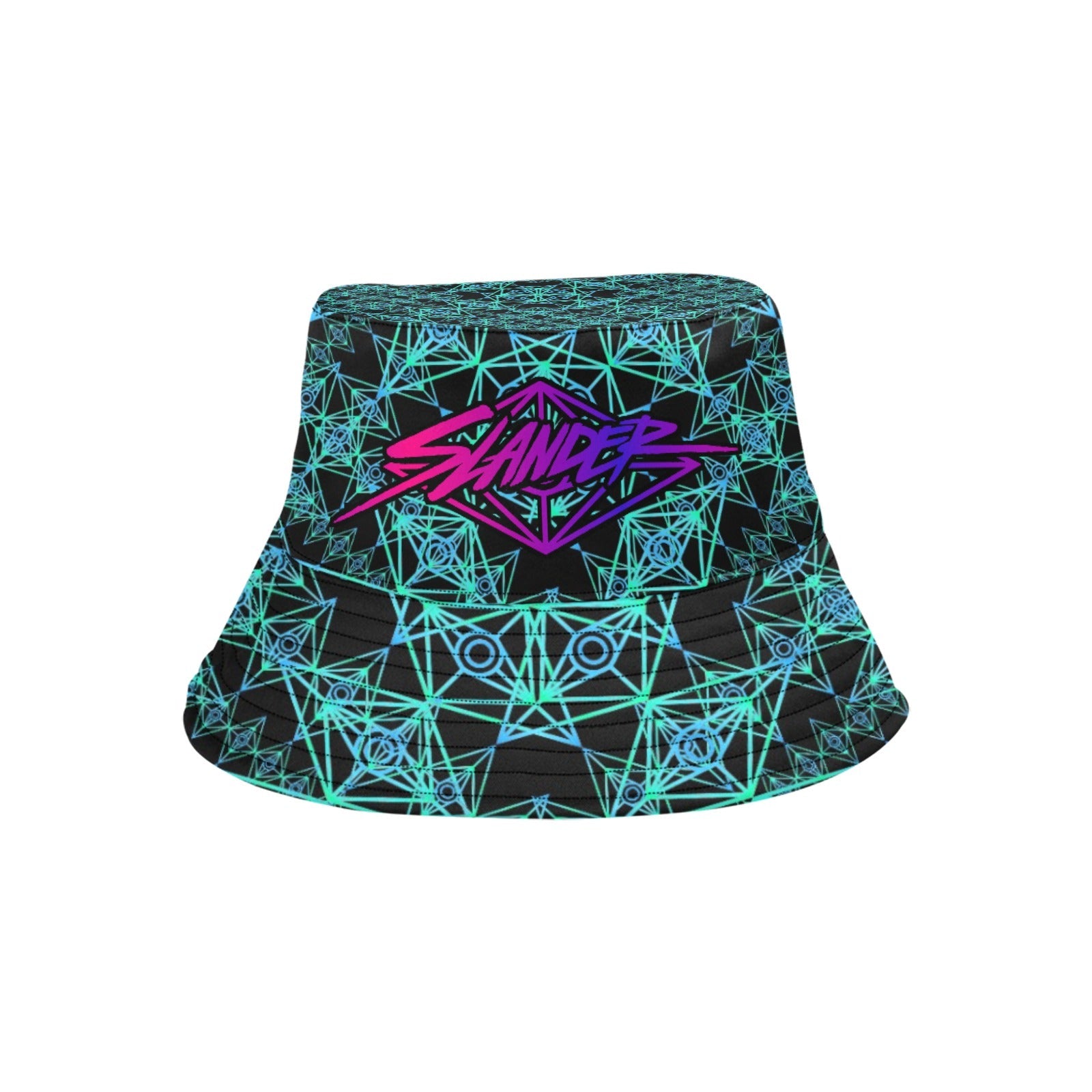 Slander All Over Kaleidoscopic Unisex Summer Bucket Hat