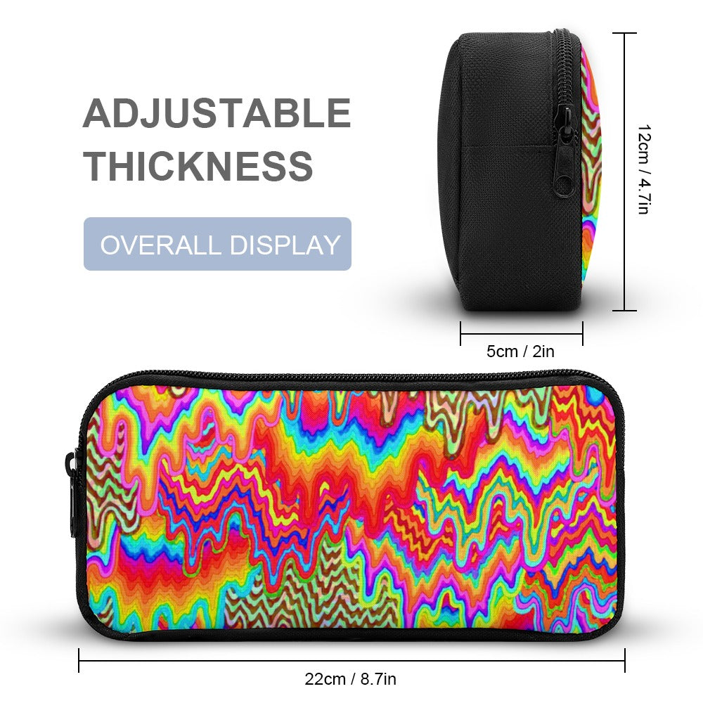 Psychedelic Backpack with Free Lunchbox and Travel Bag Included