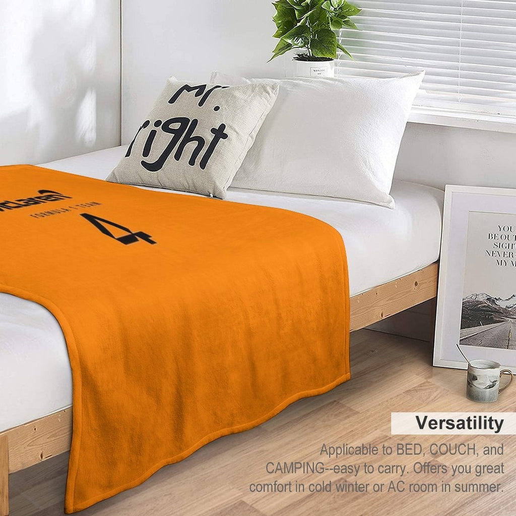 Mclaren Lando Norris F1 2025 Premium Throw Blanket