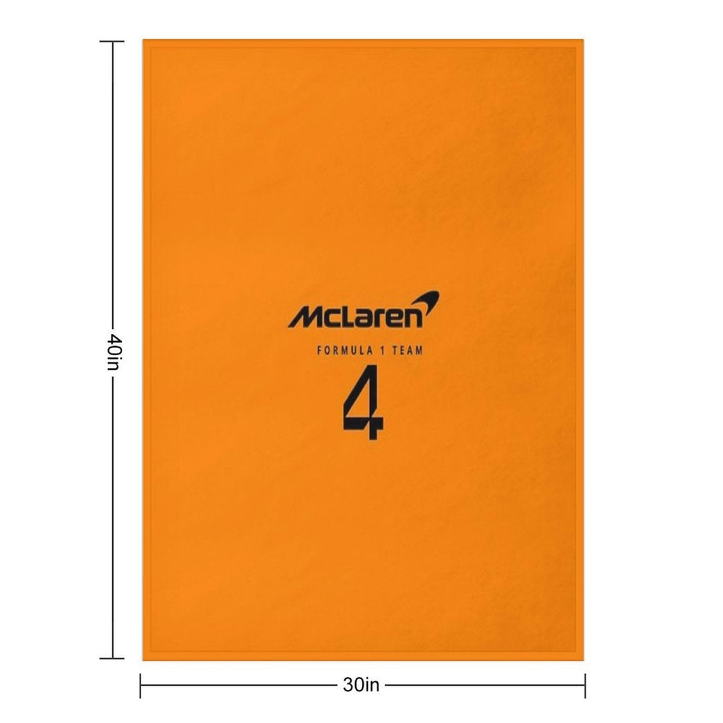 Mclaren Lando Norris F1 2025 Premium Throw Blanket
