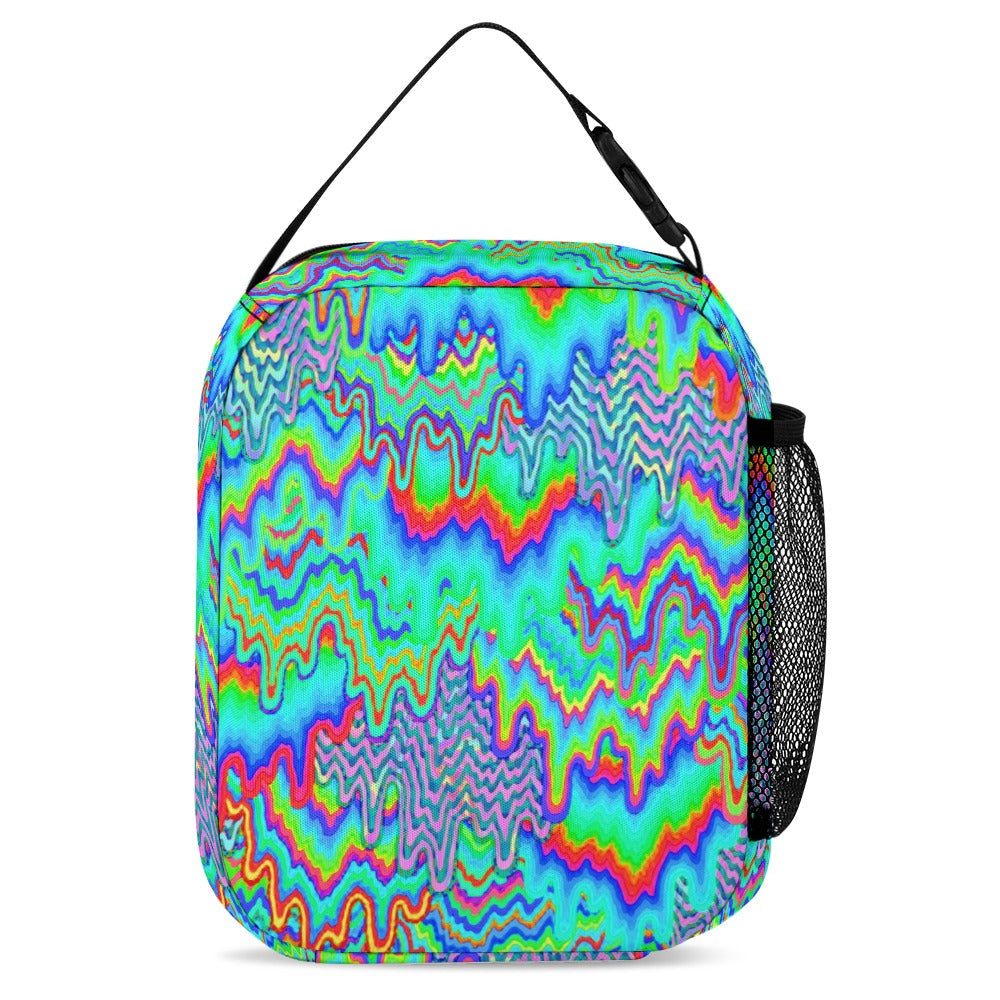 Psychedelic Backpack with Free Lunchbox and Travel Bag Included