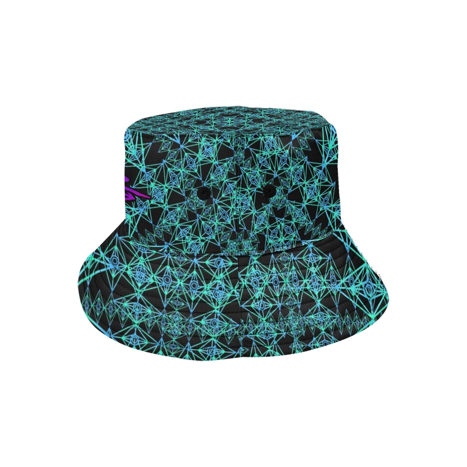 Slander All Over Kaleidoscopic Unisex Summer Bucket Hat
