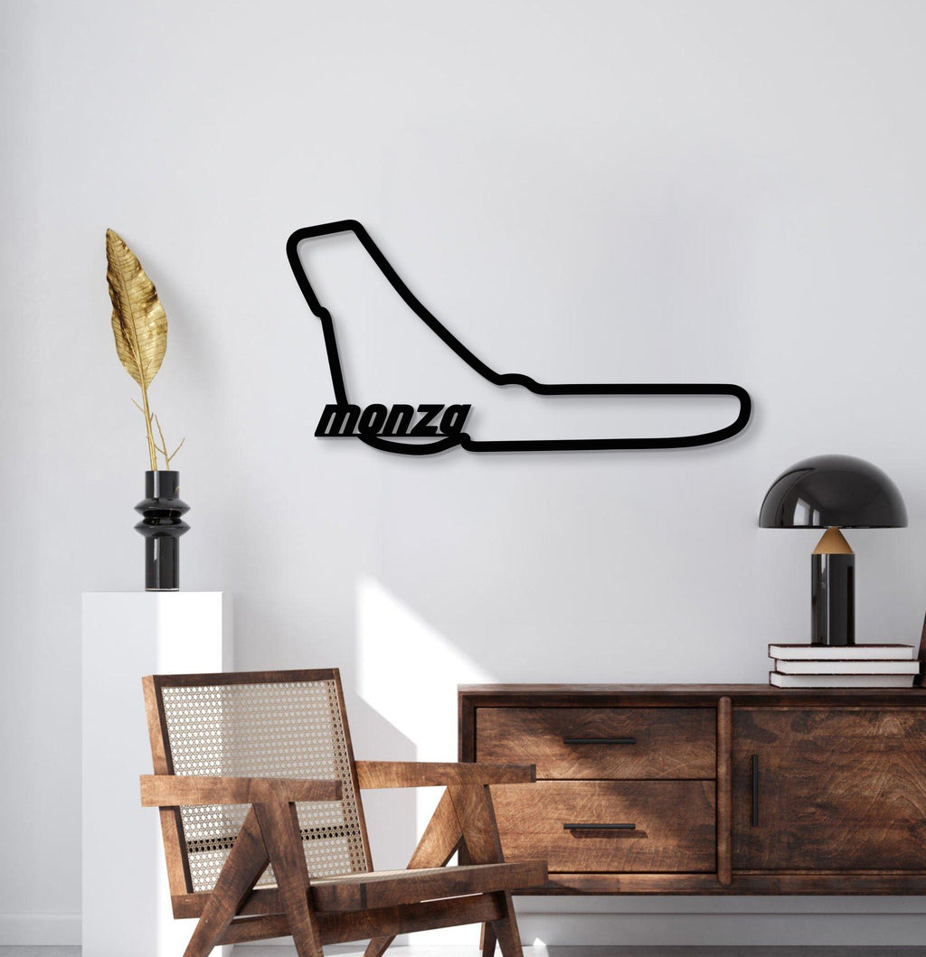 Monza Formula 1 Metal Circuit Wall Art