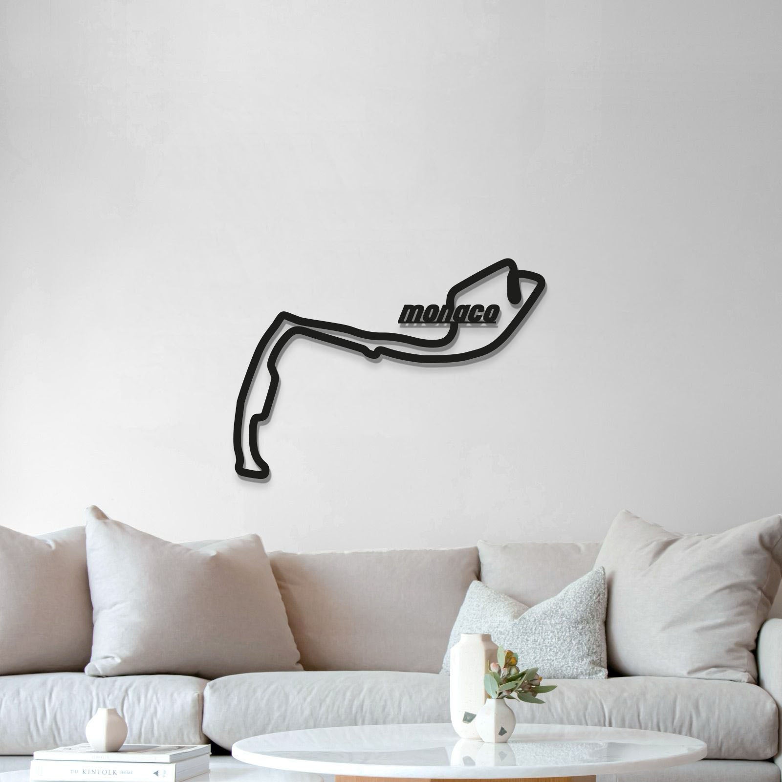 Monaco Formula 1 Metal Circuit Wall Art