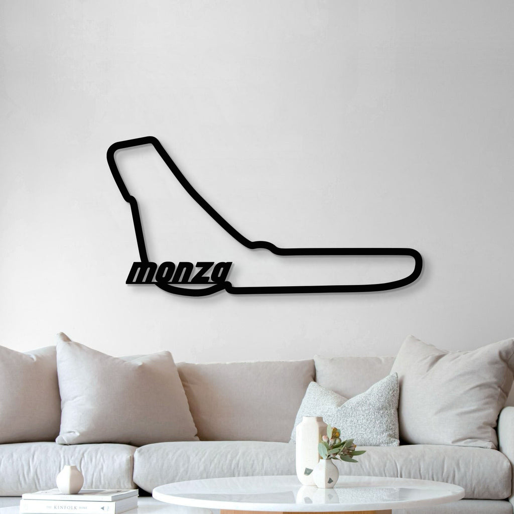 Monza Formula 1 Metal Circuit Wall Art