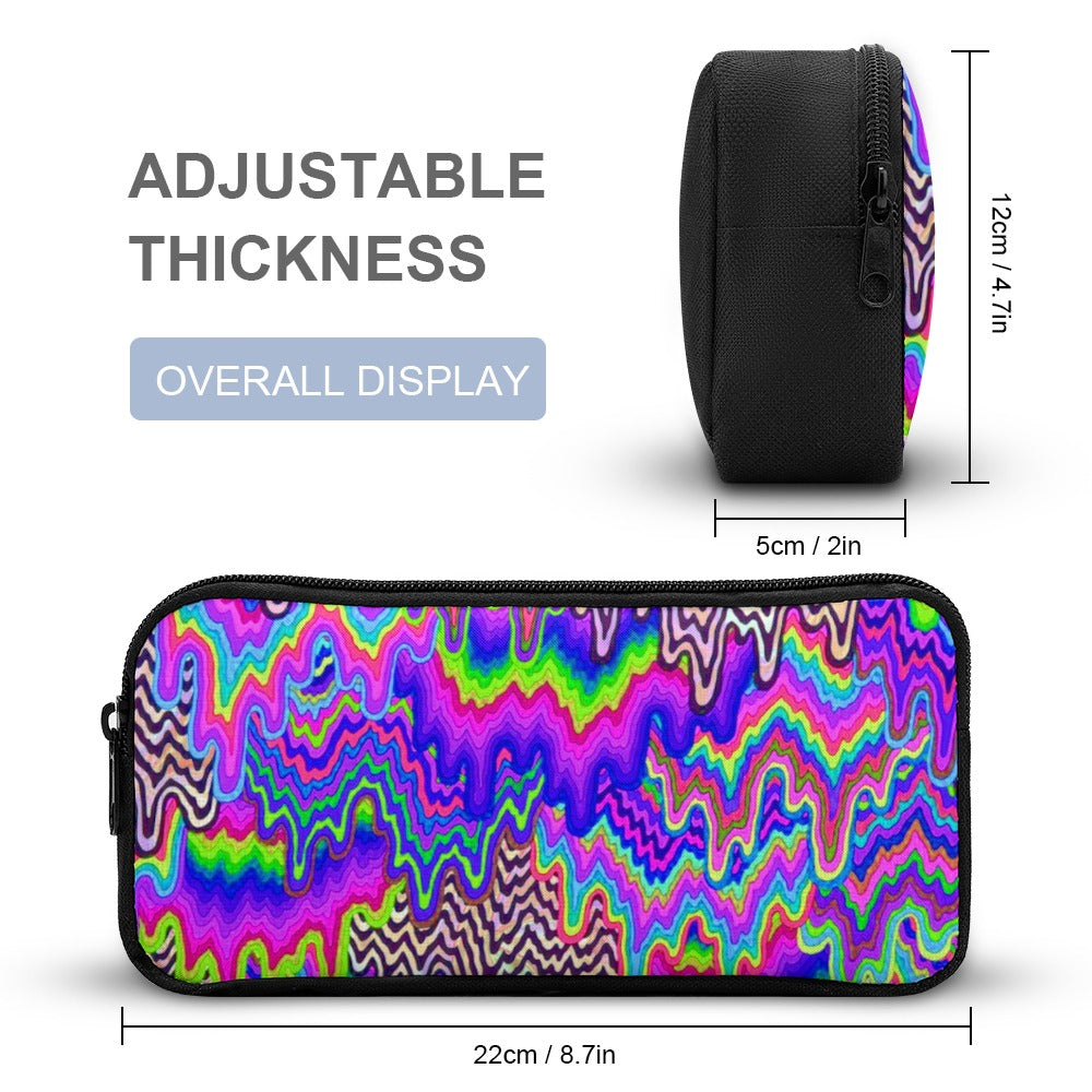 Psychedelic Backpack with Free Lunchbox and Travel Bag Included