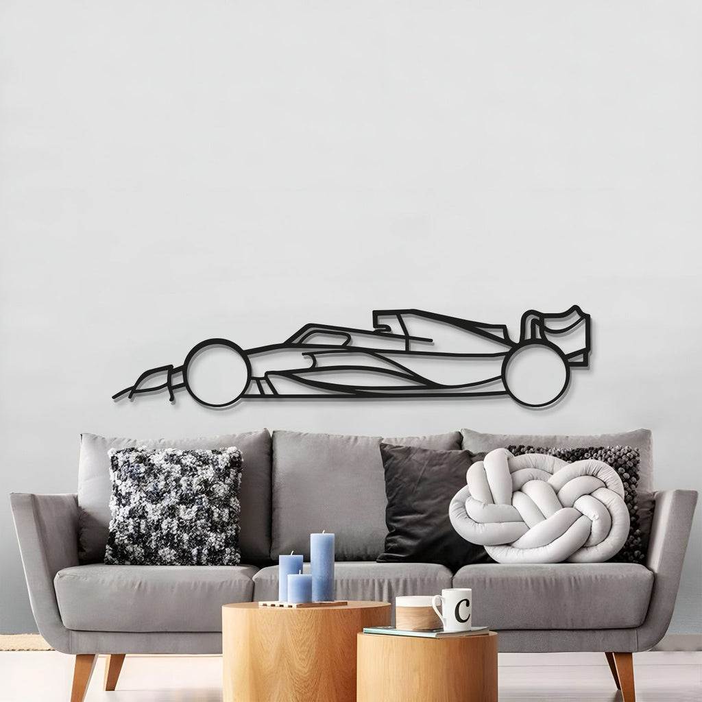 Formula 1 2022 Metal Car Wall Art