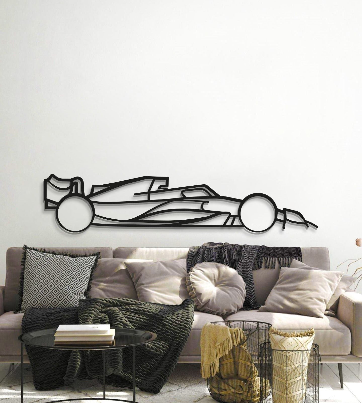 Formula 1 2022 Metal Car Wall Art