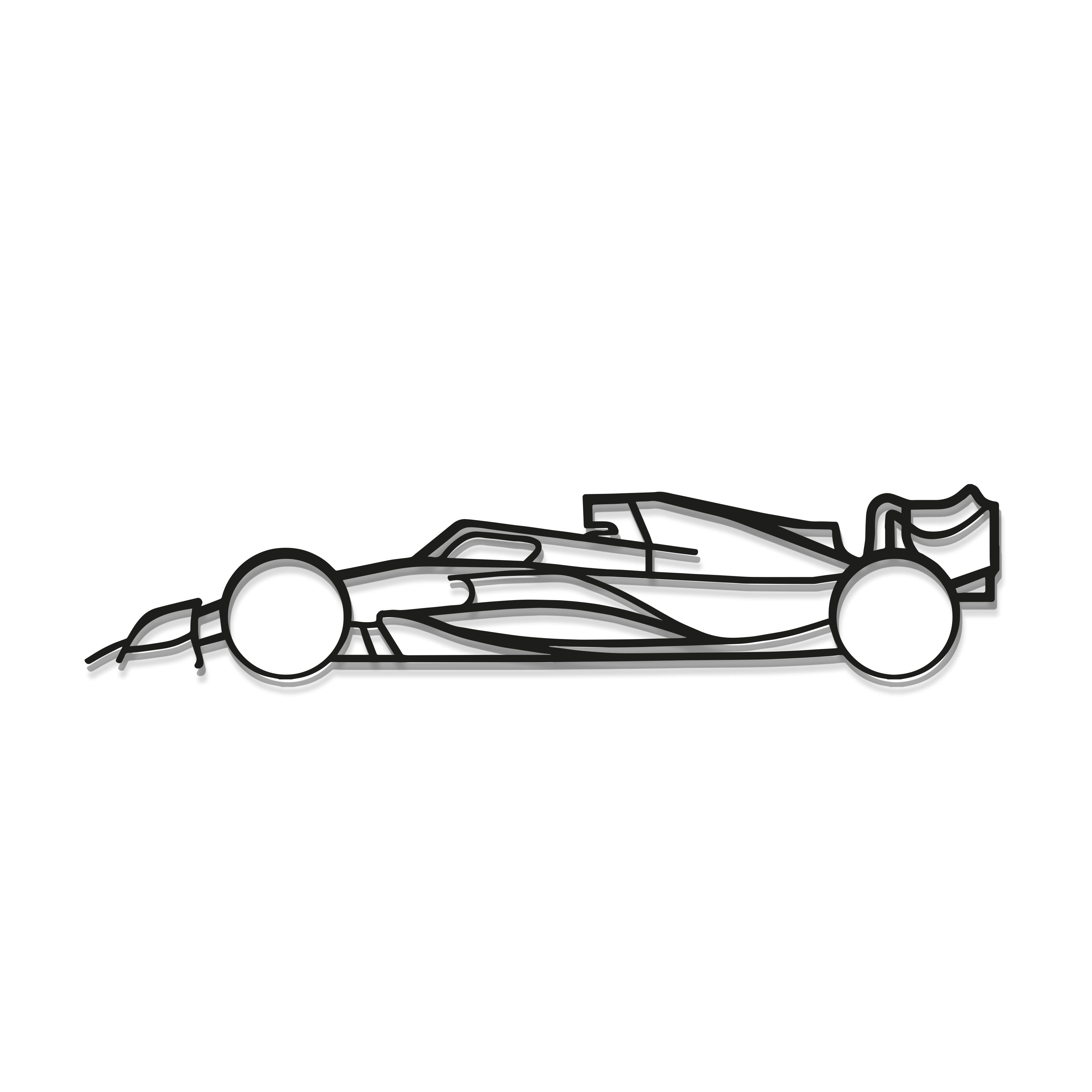 Formula 1 2022 Metal Car Wall Art