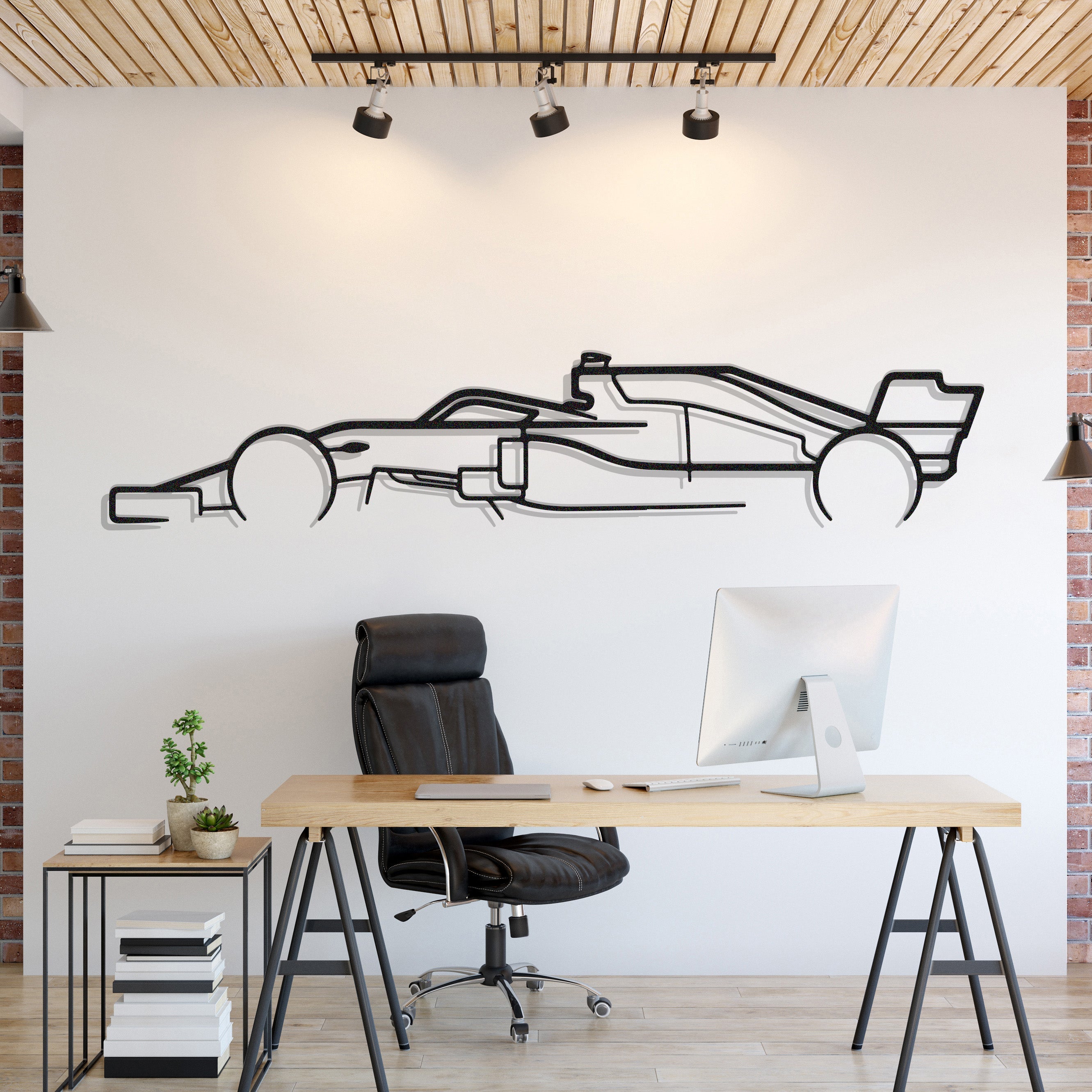 Formula1 F1 Metal Car Wall Art