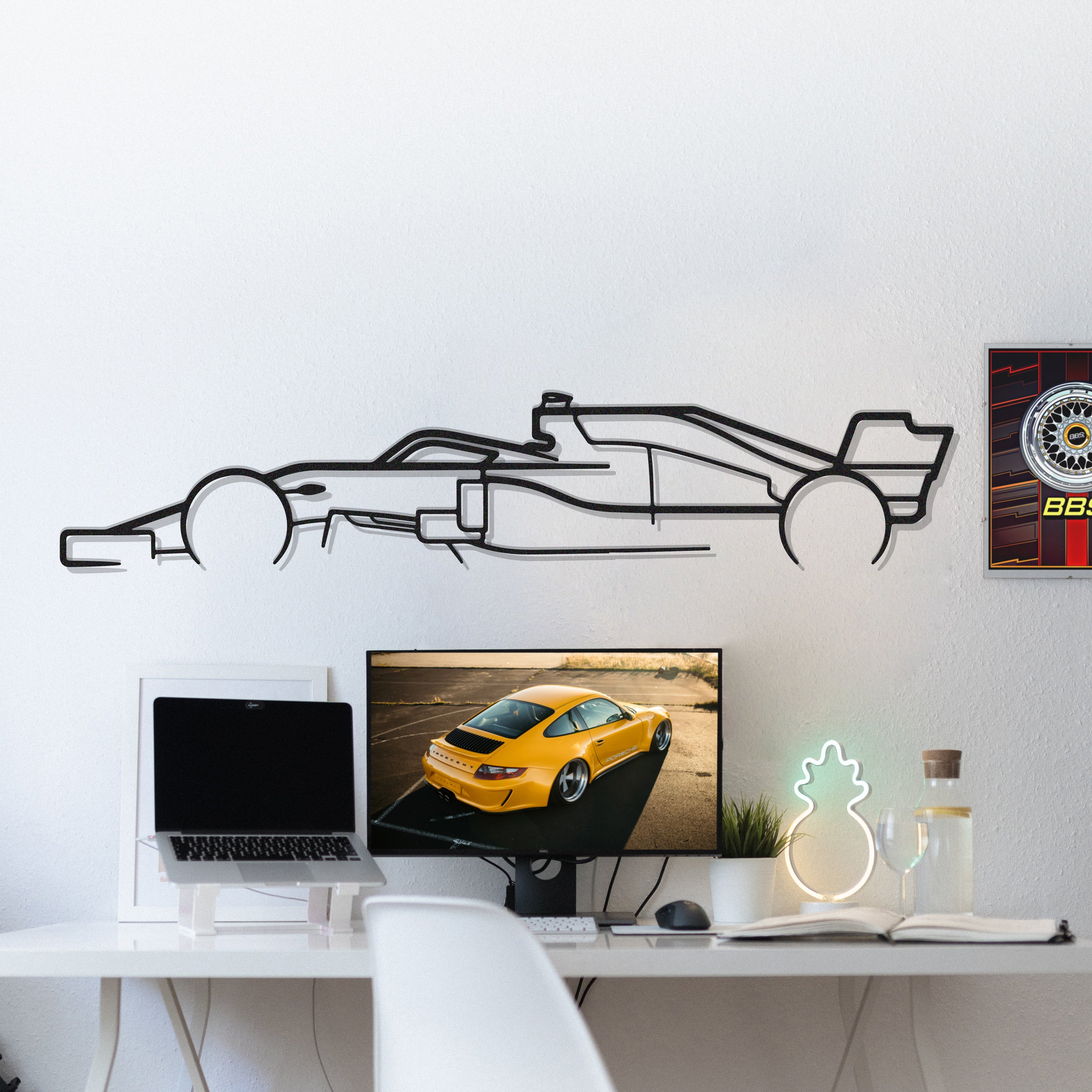 Formula1 F1 Metal Car Wall Art