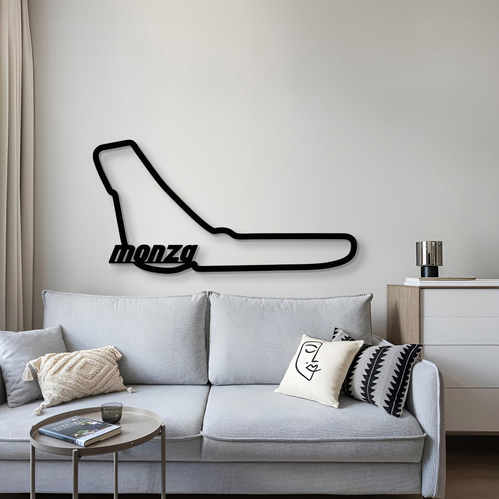 Monza Formula 1 Metal Circuit Wall Art