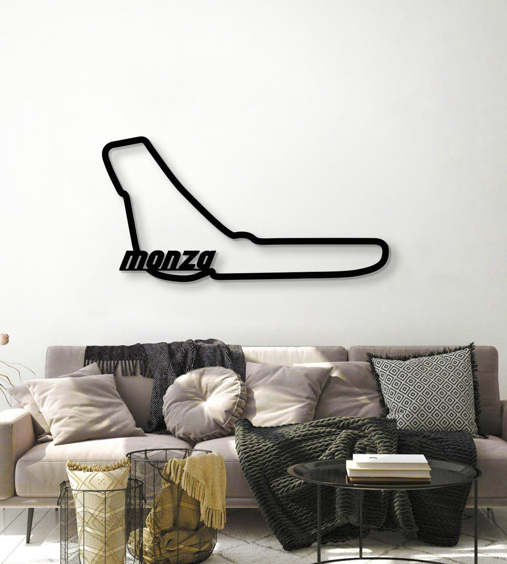Monza Formula 1 Metal Circuit Wall Art