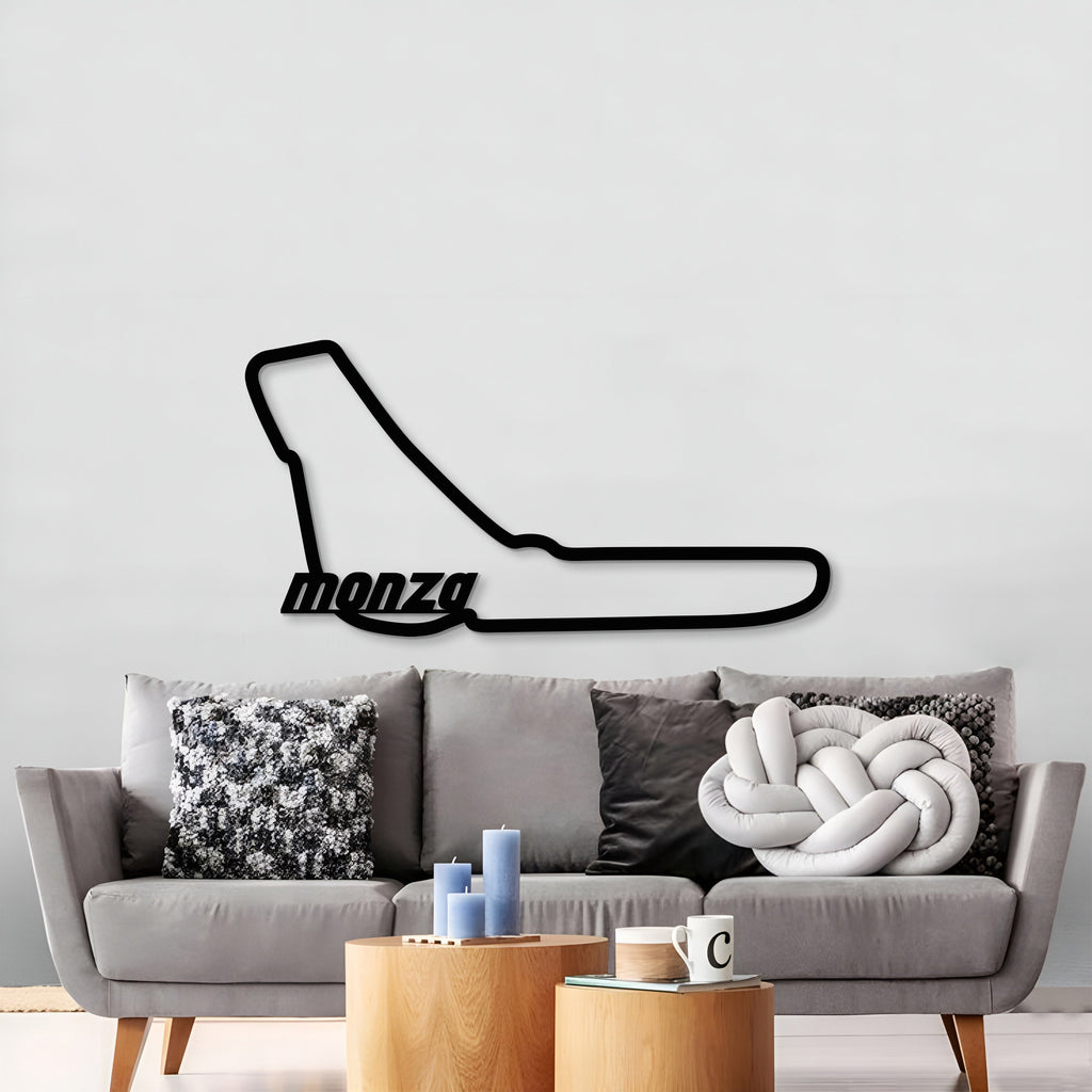 Monza Formula 1 Metal Circuit Wall Art
