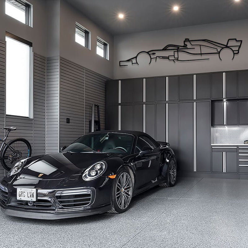 Formula1 F1 Metal Car Wall Art